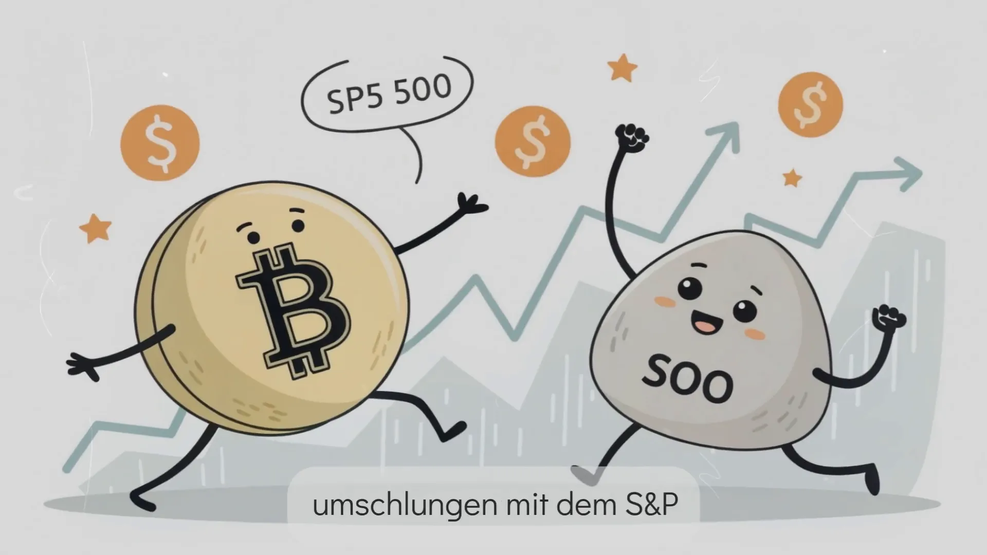 Bitcoin Kurs korreliert mit S&P 500 2024