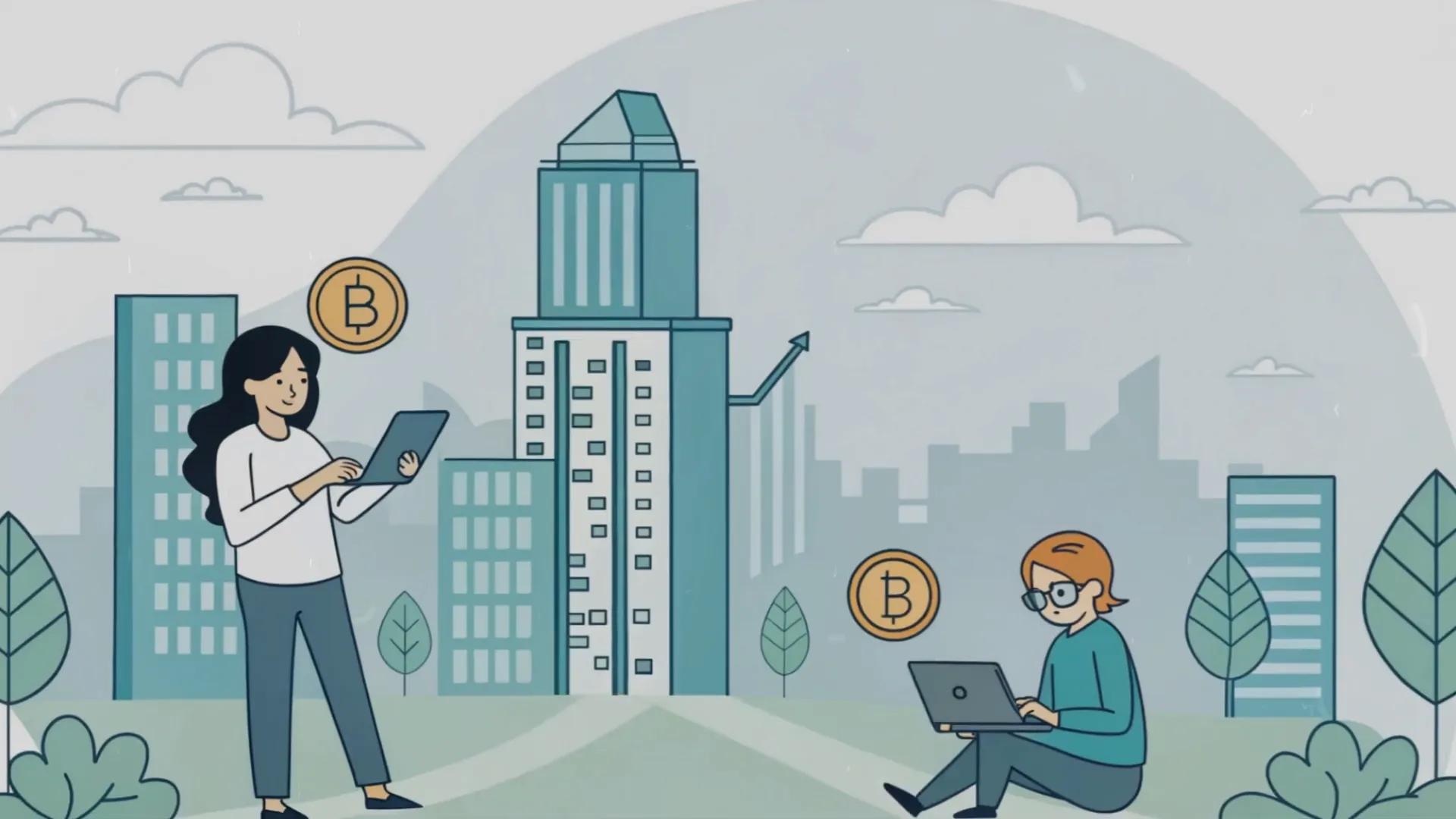 Matt Hogan Zitat-Visual: Institutionelle Adoption als langfristiger Treiber