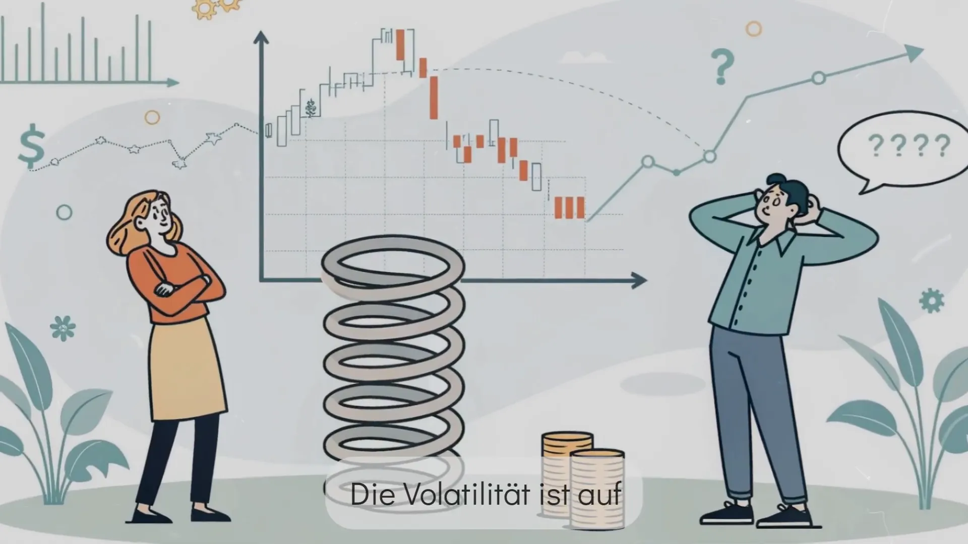 Chart: Volatilität auf historischen Tiefs