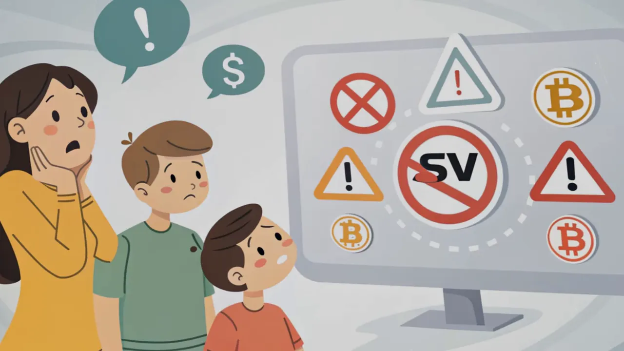 Hinweis: Bitcoin SV Erfahrungen mit illegalen Materialien