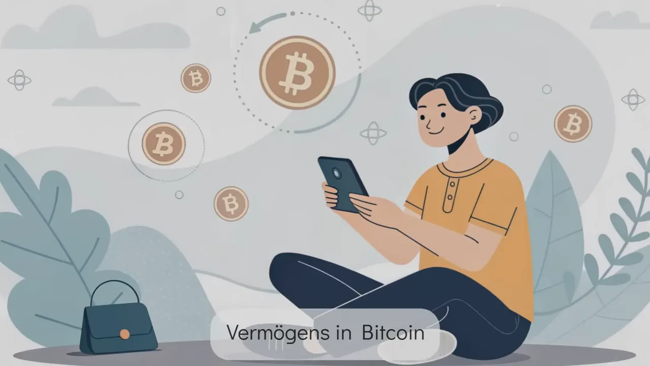 Bitcoin Wallet auf Smartphone