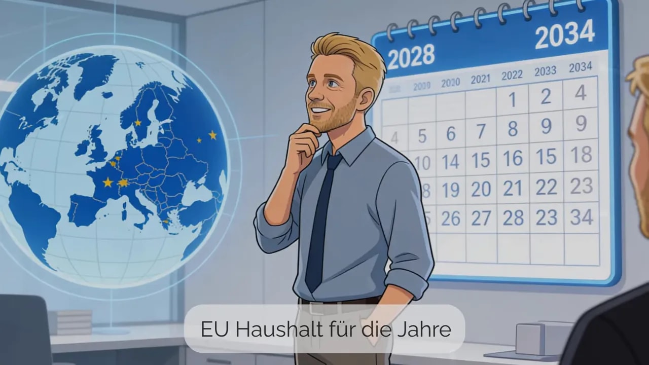Illustration: EU-Haushalt fĂĽr die Jahre 2028 bis 2034