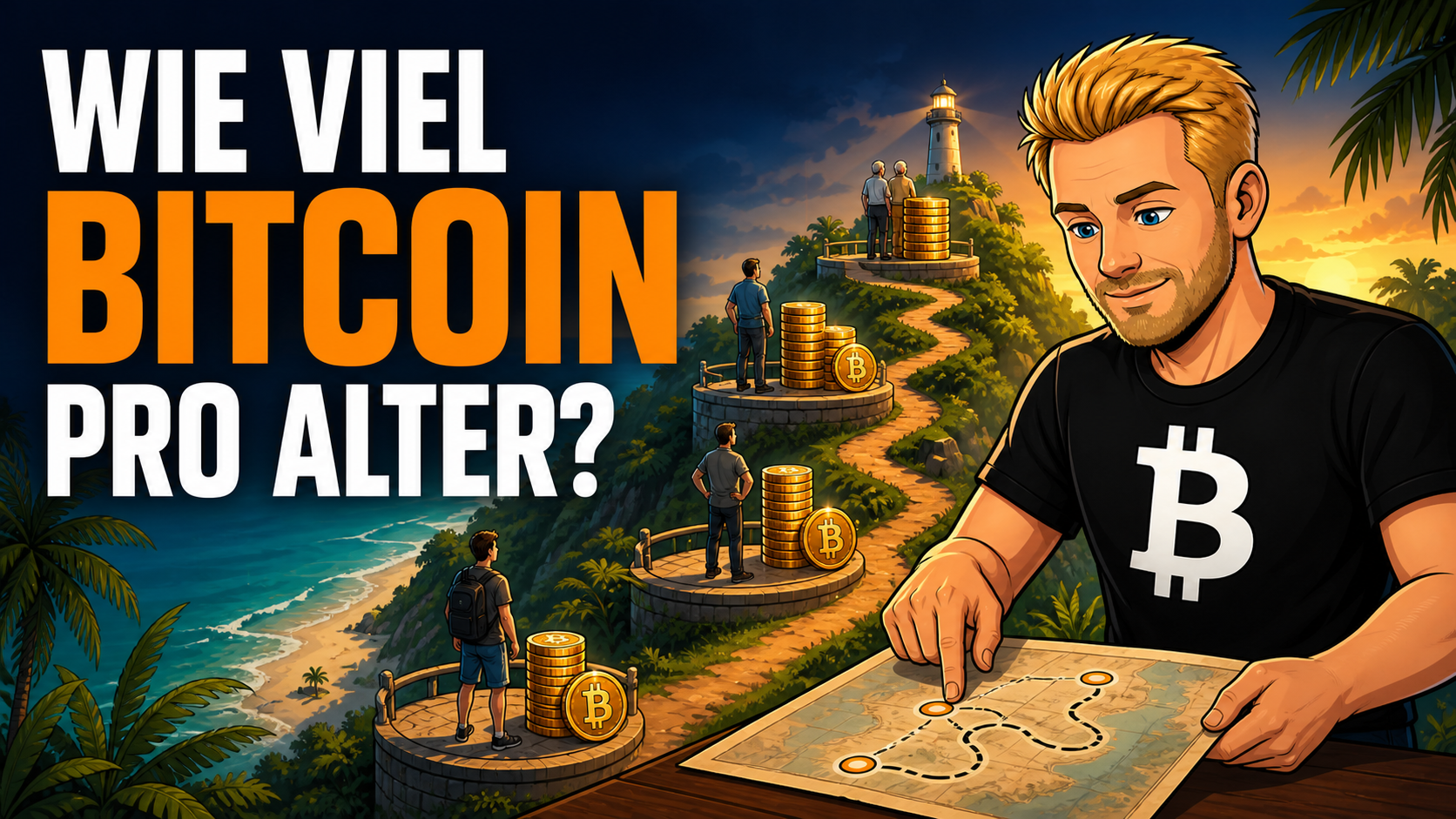 Wie viel Bitcoin du JETZT haben musst – je nach Alter!