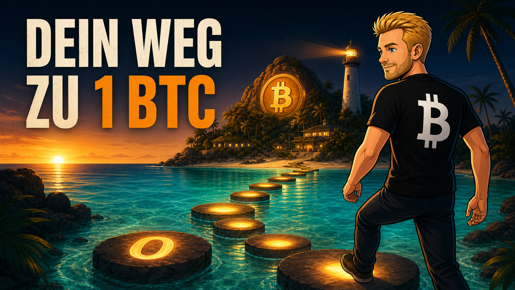 Dein Weg von null zu einem Bitcoin