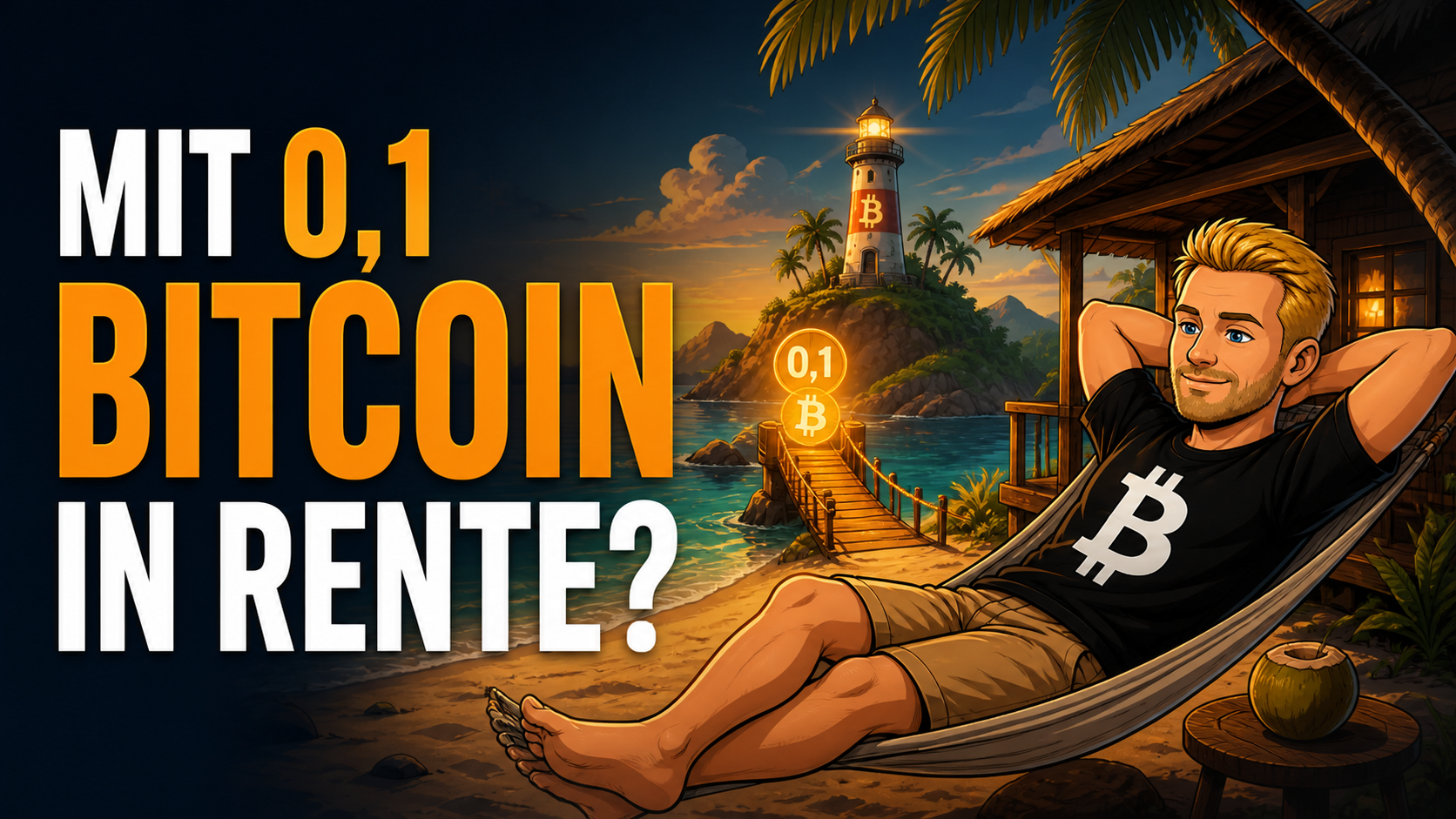 Mit nur 0,1 Bitcoin in Rente?! Ist da was dran?