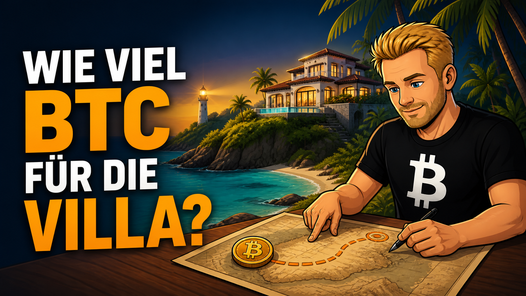 Wieviel BTC brauchst Du, um in DIESER Villa zu leben (Gedankenexperiment)