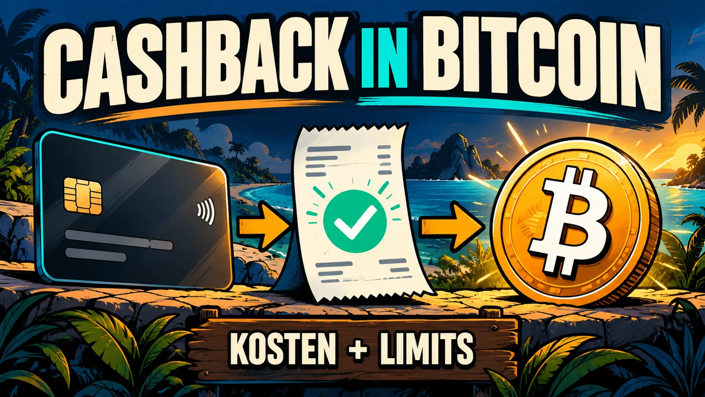 Bitcoin mit Cashback sammeln – Kosten, Limits und eine Beispielrechnung