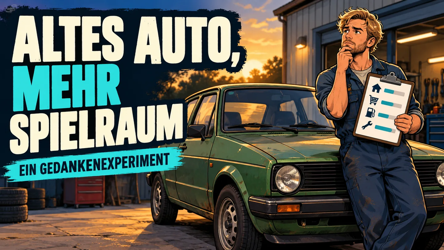 Altes Auto, kleine Sparbeträge – ein Bitcoin-Gedankenexperiment